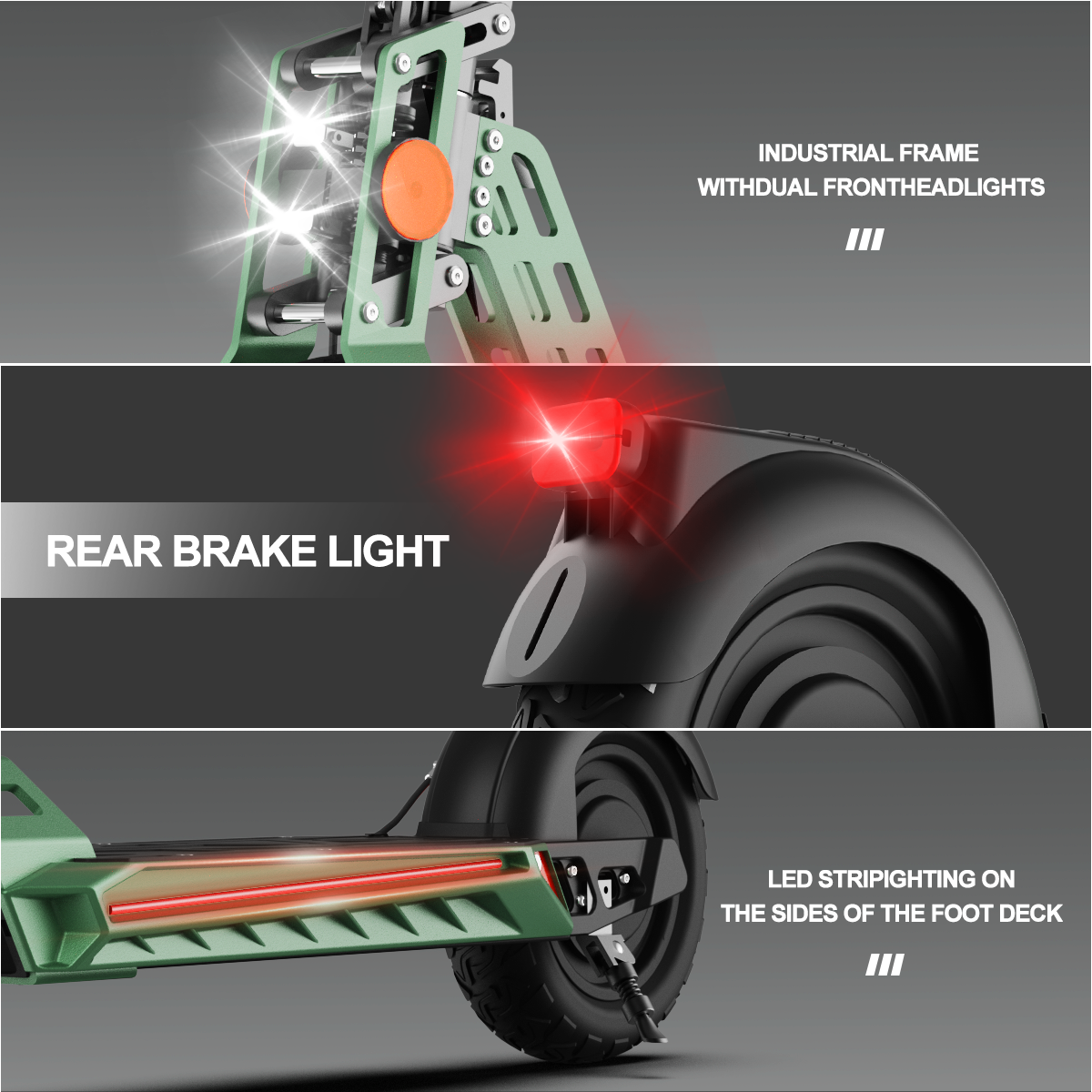 Portable 600w two-wheeled folding electric scooter