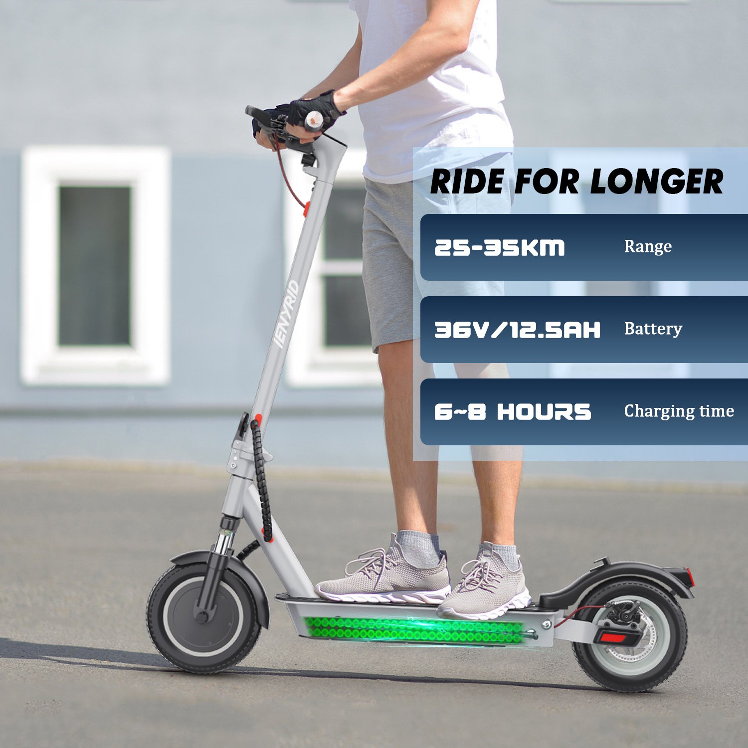 Fold Electric Scooter iENYRID M1 500W 36v 12.5Ah Battery 21MPH Max Speed Foldable Scooter