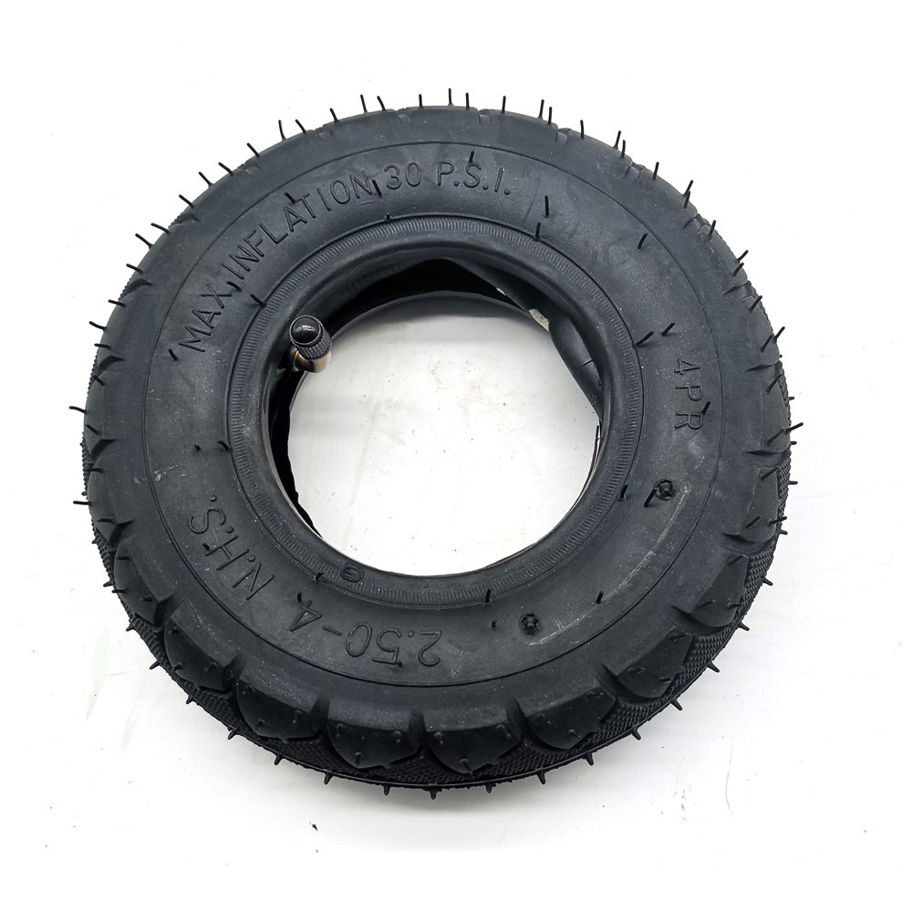 2.50-4 Scooter Tire 8inch Inner Outer Tubes Replacement Parts For Mini Folding Scooter