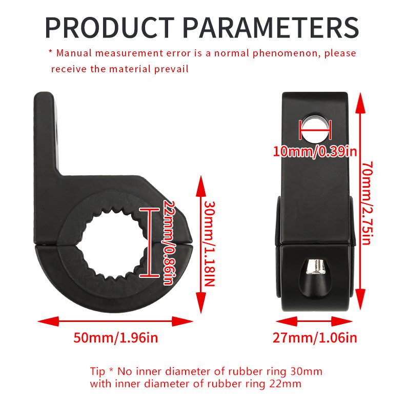 Modified Parts Motorcycle Fog Light Extension Pole Frame Holder LED Spotlight Mounting Bracket