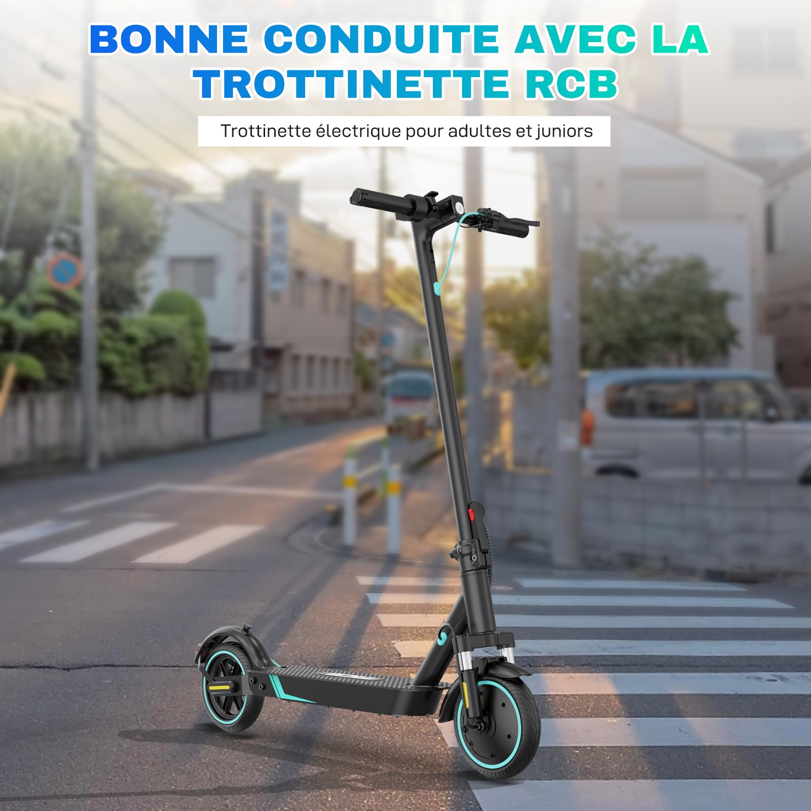 New arrivals 8.5 honeyconb 350w electric scooter eu warehouse RCB R17 kick folding mobility e scooter