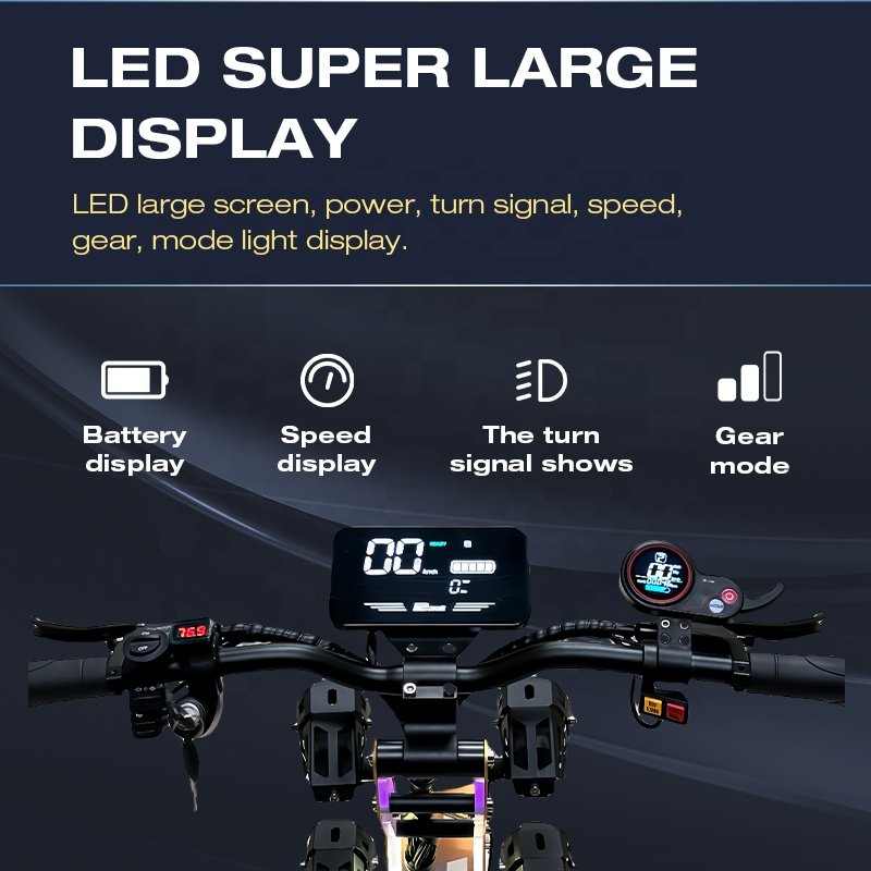 HCBK USA Europe Warehouse 10000w Electric Scooter 72V 50ah 60ah Trotinette Electrique Electric Scooter Adults