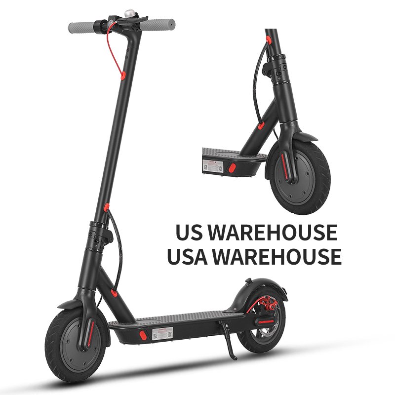 Electric scooter off road foldable adulth electric scooters EU warehouse fast delivery250w 36V removable battery E-scooter