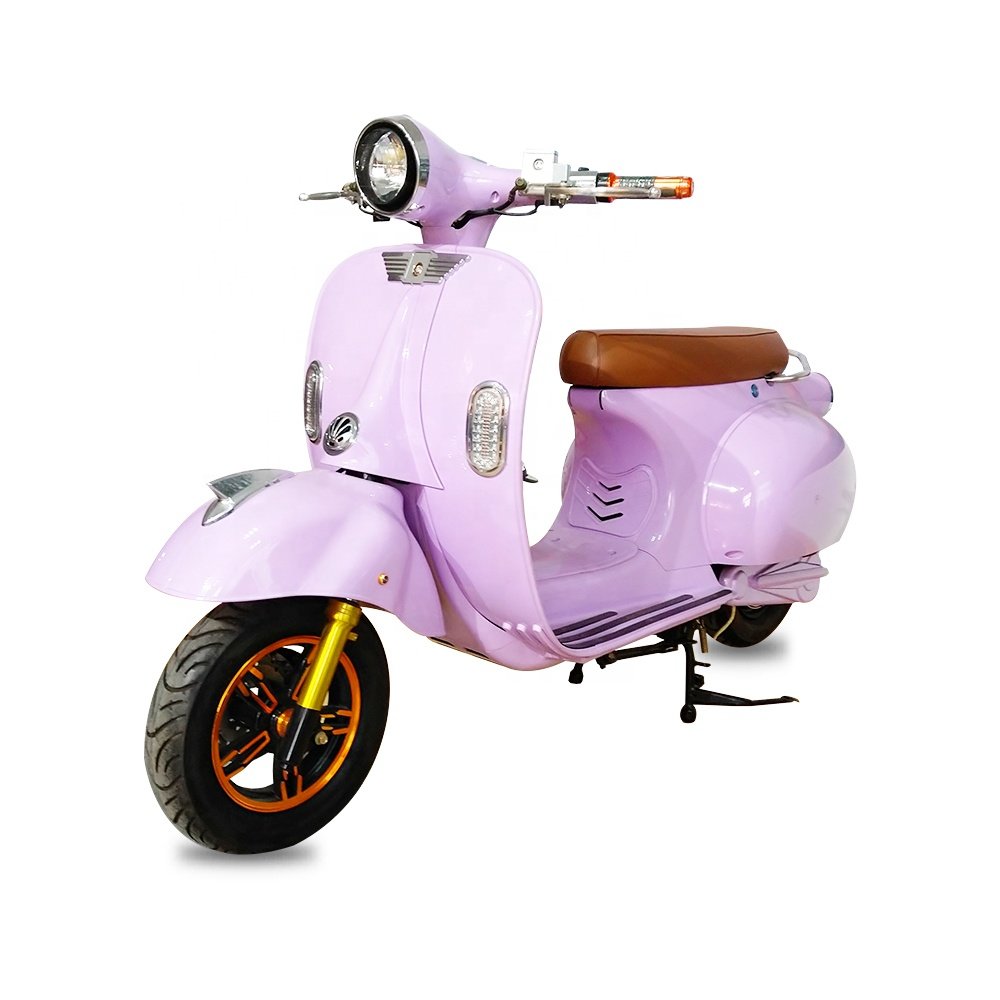 Cheaper loading 2 passenger 60V 48V 1000w Electric Scooter spare parts CKD popular in India