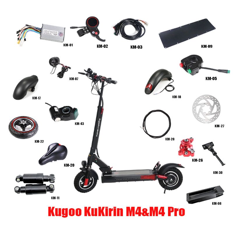 New Image Wholesale Price Display Charger Headlight For Kukirin G3 Pro G2 Max M4 M4Pro Electric Scooter Spare Parts Accessories