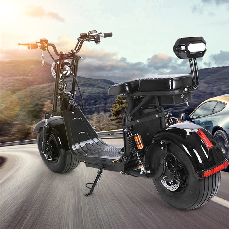 2018 Popular Scooser Style Electric Scooter with Big Wheels Fashion City Scooter Citycoco