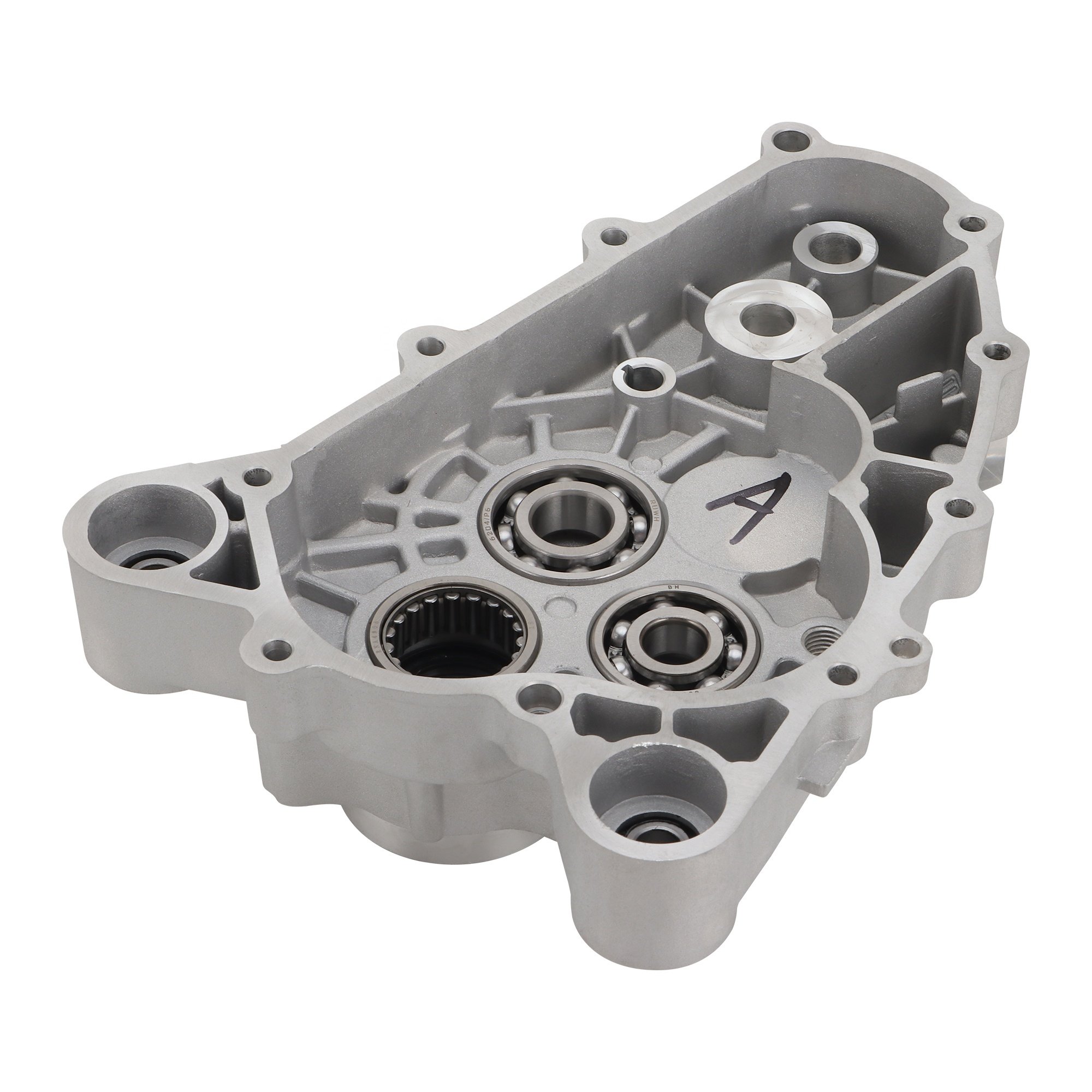 GOOFIT Motorcycle Crankcase Cover with Bearing GY6 Engine Parts For ATV Go Kart Dirt Bike Pit Bike Scooter