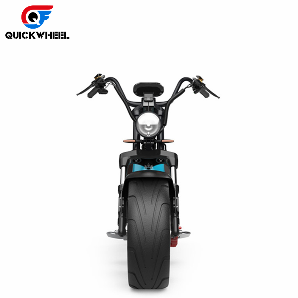 Best Selling Quickwheel Citycoco 2000W Adult Electric Scooters Motorcycle Conversion Kit 2 Seats With Fat Tire Cheap Scooter