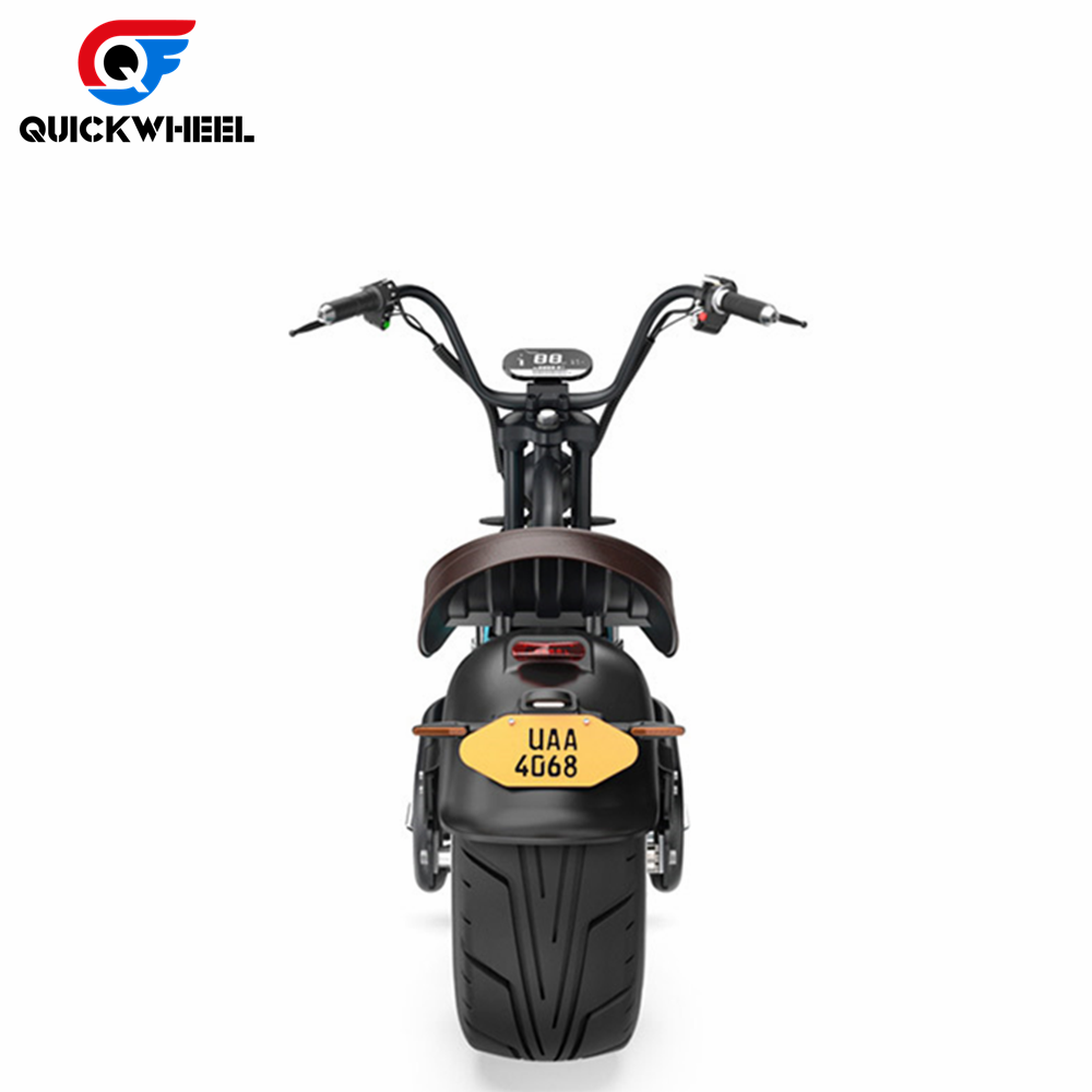 Best Selling Quickwheel Citycoco 2000W Adult Electric Scooters Motorcycle Conversion Kit 2 Seats With Fat Tire Cheap Scooter