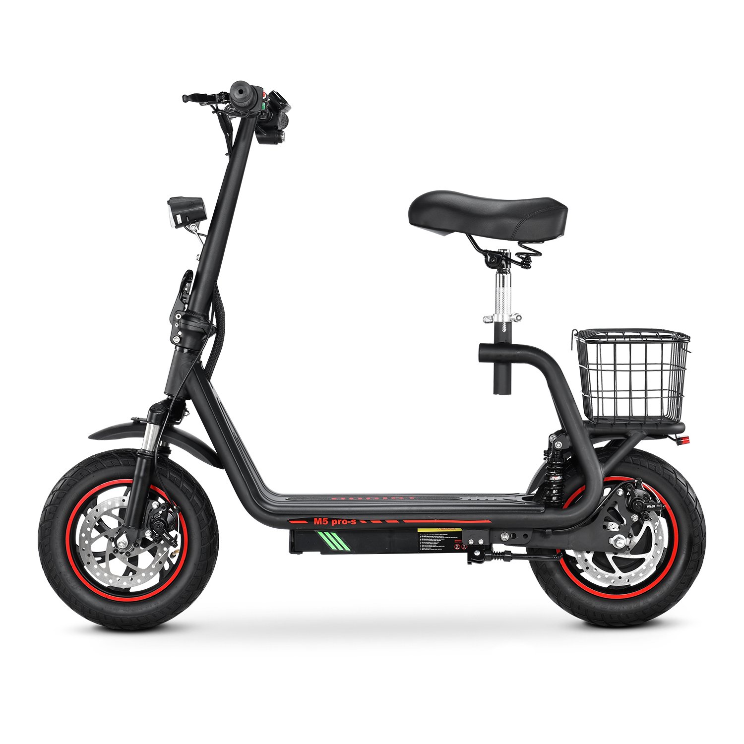 Europe warehouse stock 12 Inch air Tire BOGIST M5 Pro 48V 15AH 500W Electric Scooter WIth Seat and Cargo Carrier