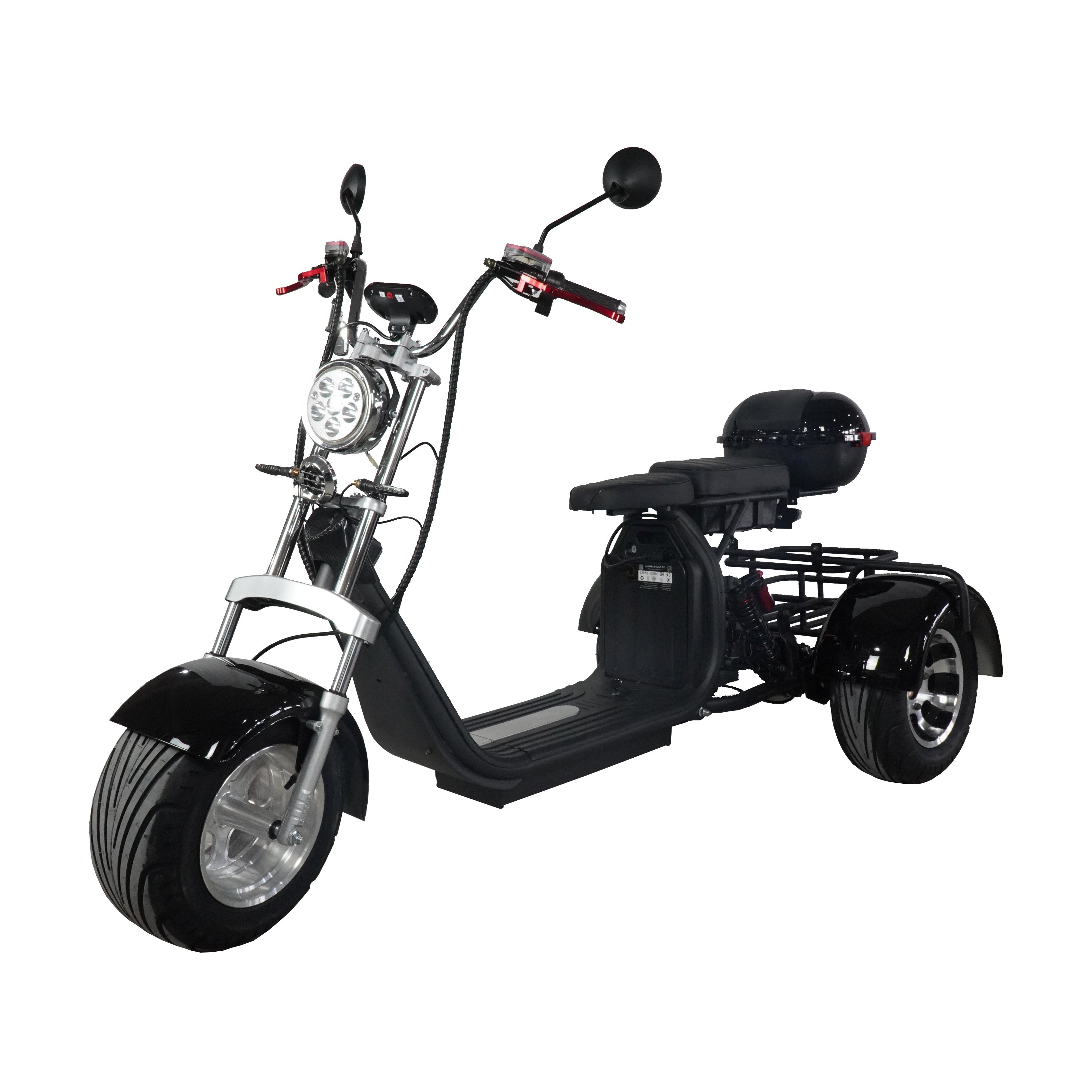 Wholesale Electric Motorcycle 3 Wheels Electric Scooter 15000W 2000W Citycoco