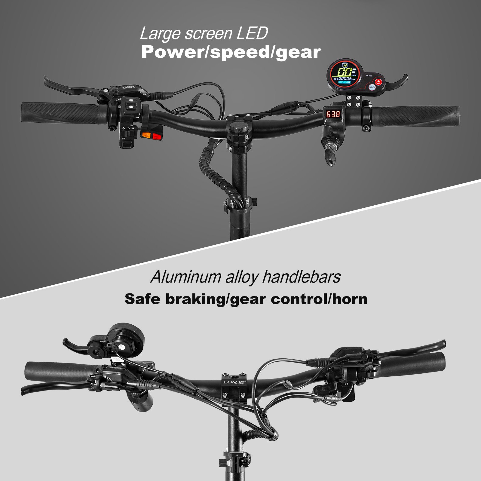 Two-Wheel Electric Scooter with 3000W*2/Digital Bluetooth Powerful Foldable Fast Electric Scooters Drop Shipping USA Dual Motor