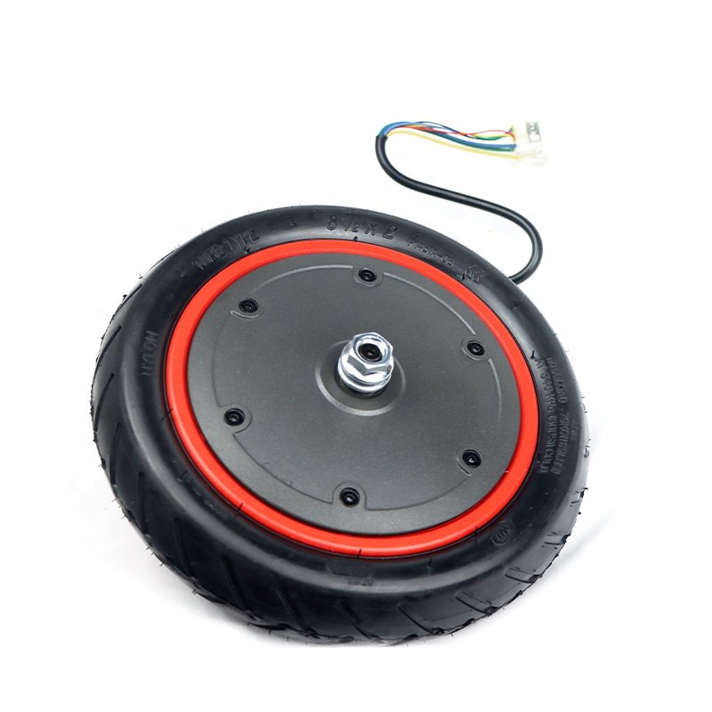 High Quality Scooter Replacement Parts Mi Electric Scooter M365 Pro Scooter Motor 36v 350w 8.5 Inch Red Side Wheel Engine Motor