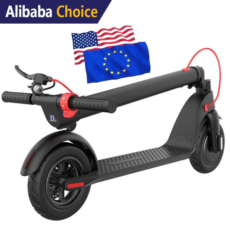 Drop Ship EU US Warehouse X7 Pro Electric Scooter Foldable Adult Unisex Electric Trotinete Scutere LED CE Max 25km/h Battery