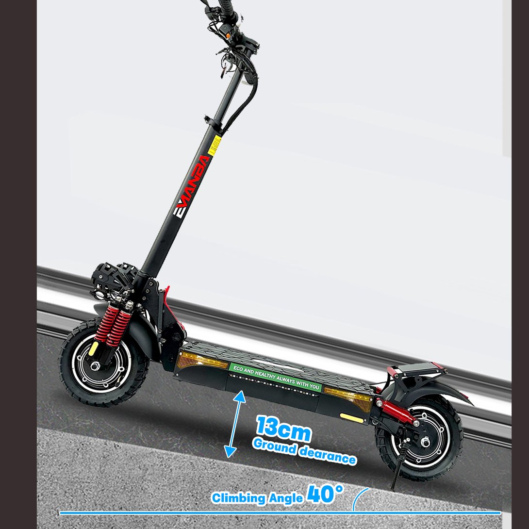 EU USA European Warehouse Adult E-Scooter with 1600W Dual Motors 18 AH Max Speed up to Max Durance Electric Scooter