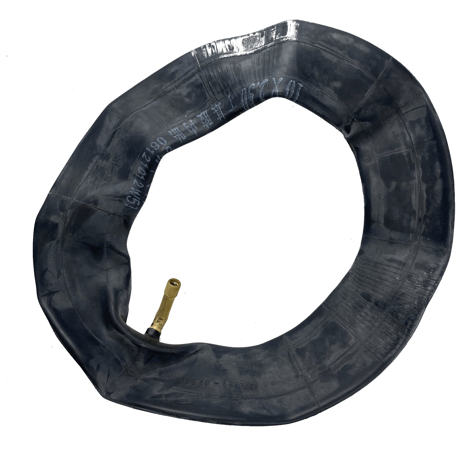 10 Inch Curved Inner Tube 10*2.5 Valve Reinforced Inner Tube with 90 Degree Inward Bent Valve For Scooter Wheel Tire Parts