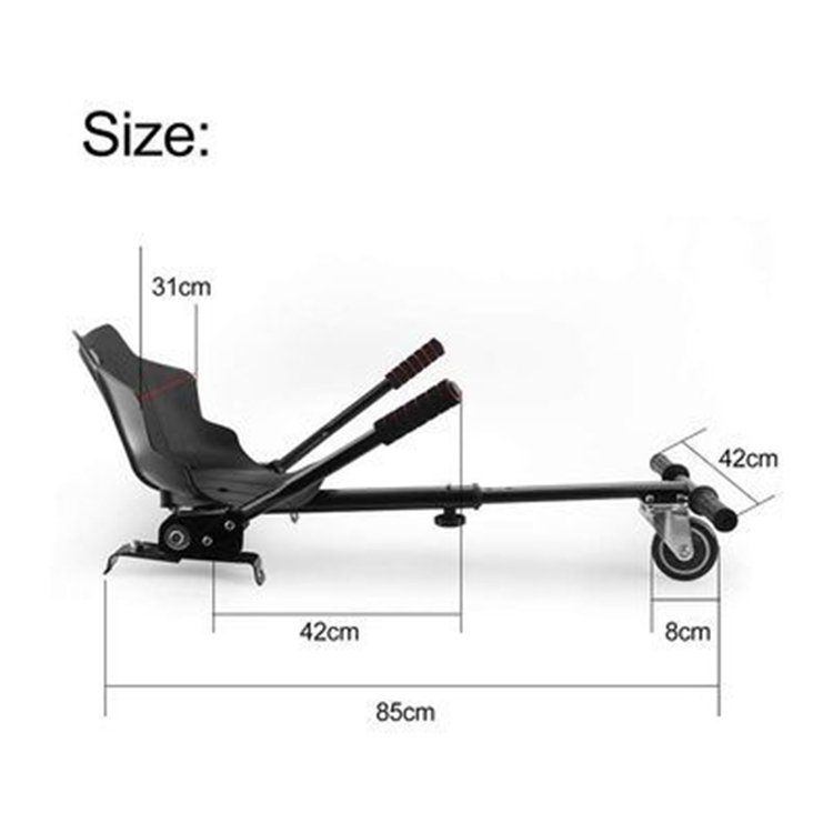 China Factory Price Adjustable balance scooter All Size Attachment hoverkart 3 wheel hover board scooter hoverseat