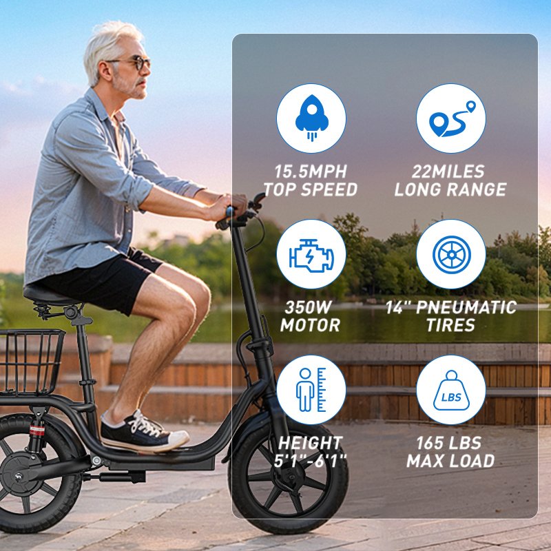 Foldable Scooters Electrics 2 Wheel 350W Kick Scooter Electrico Fold E-Scooter Adult Fast Electric Scooters