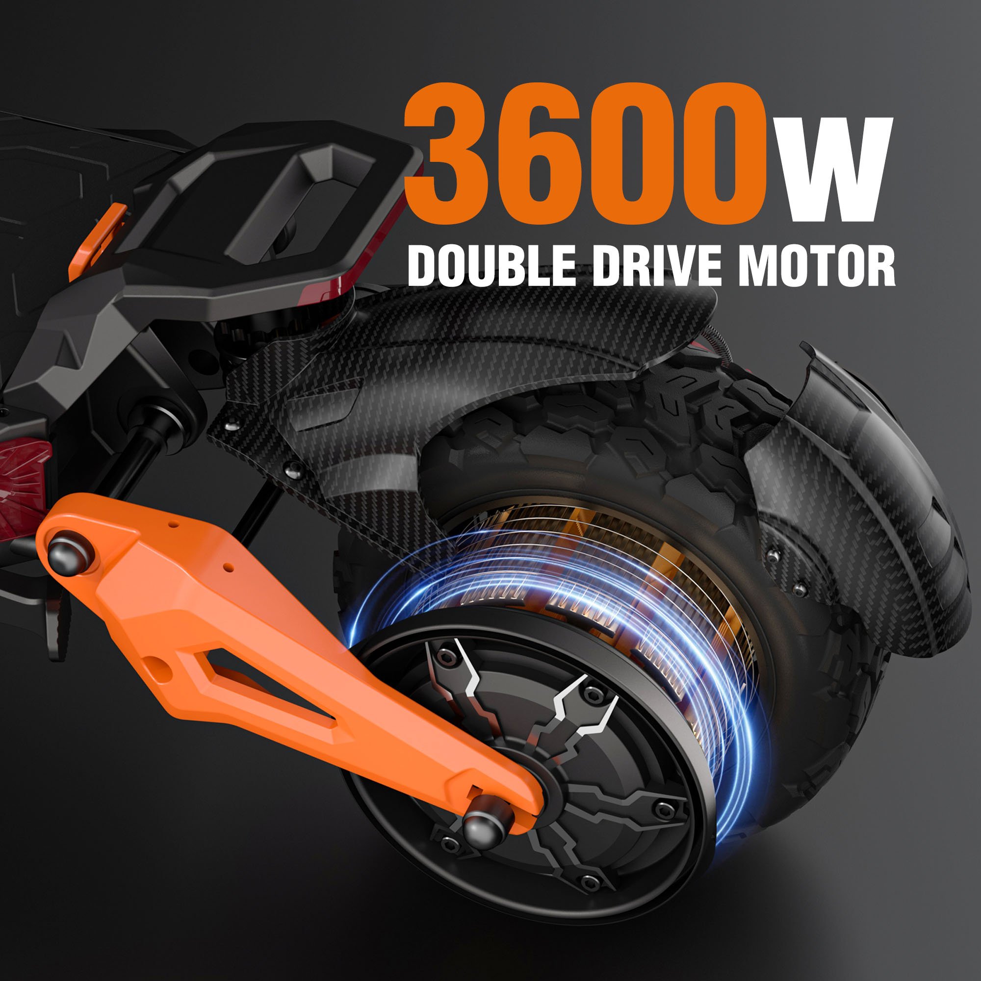 US Warehouse 3600W Dual Motor Folding Electric Scooter 60V30AH Battery Fast Electric Scooter