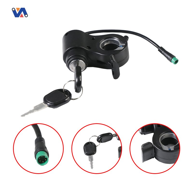Original Scooter Throttle and Electric Door Lock 5pin For Kukirin G2 Pro/G2 max Electric Scooter Electronic Lock