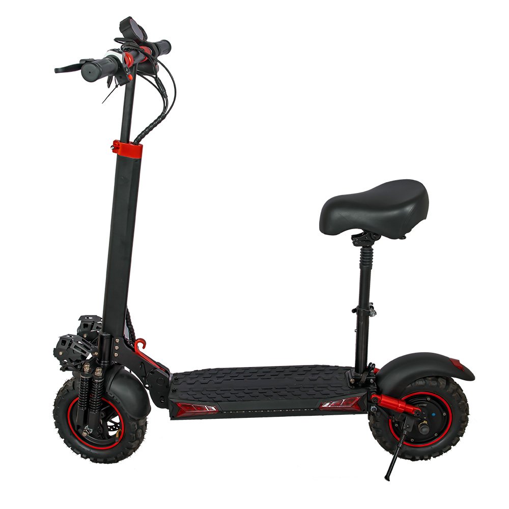 Eu/ US warehouse available USB charger Upgraded 1200W 48V 13AH/18AH Electric Scooters Foldable with11inch Off-road Tires 45km/h