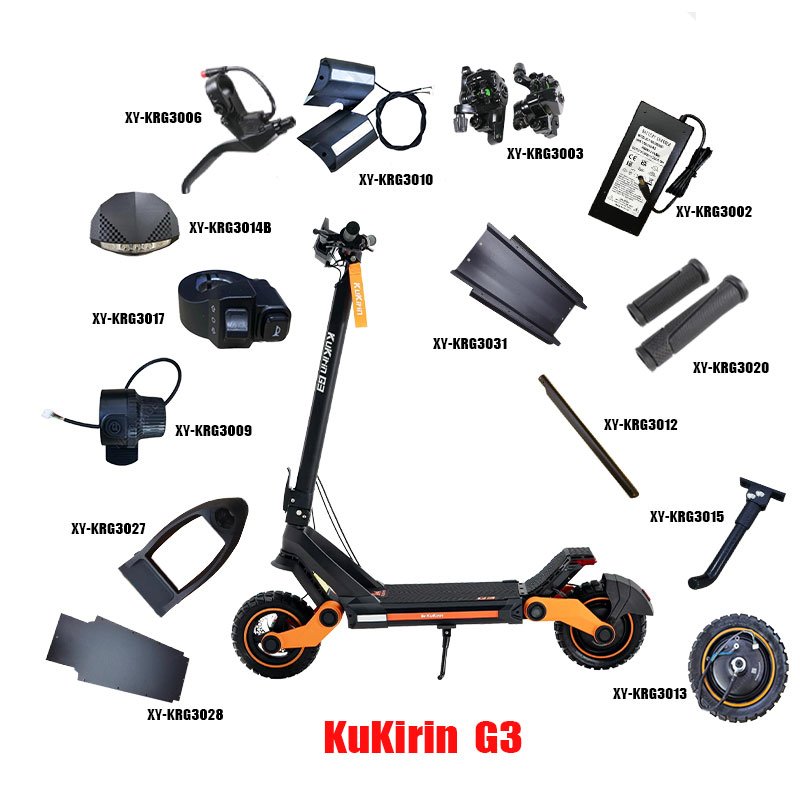 New Image EURO Stock G2 Max Electric Scooter Part Spare Motor Tire Light Fender For Kukirin G2 Pro M4 Pro E-Scooter Accessories