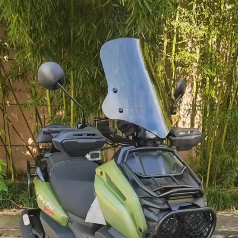 Gasoline petrol TANK 150cc 200cc Clear Motorcycle Windshield Motorbike Scooter Wind Deflector Clear Lens Windscreen