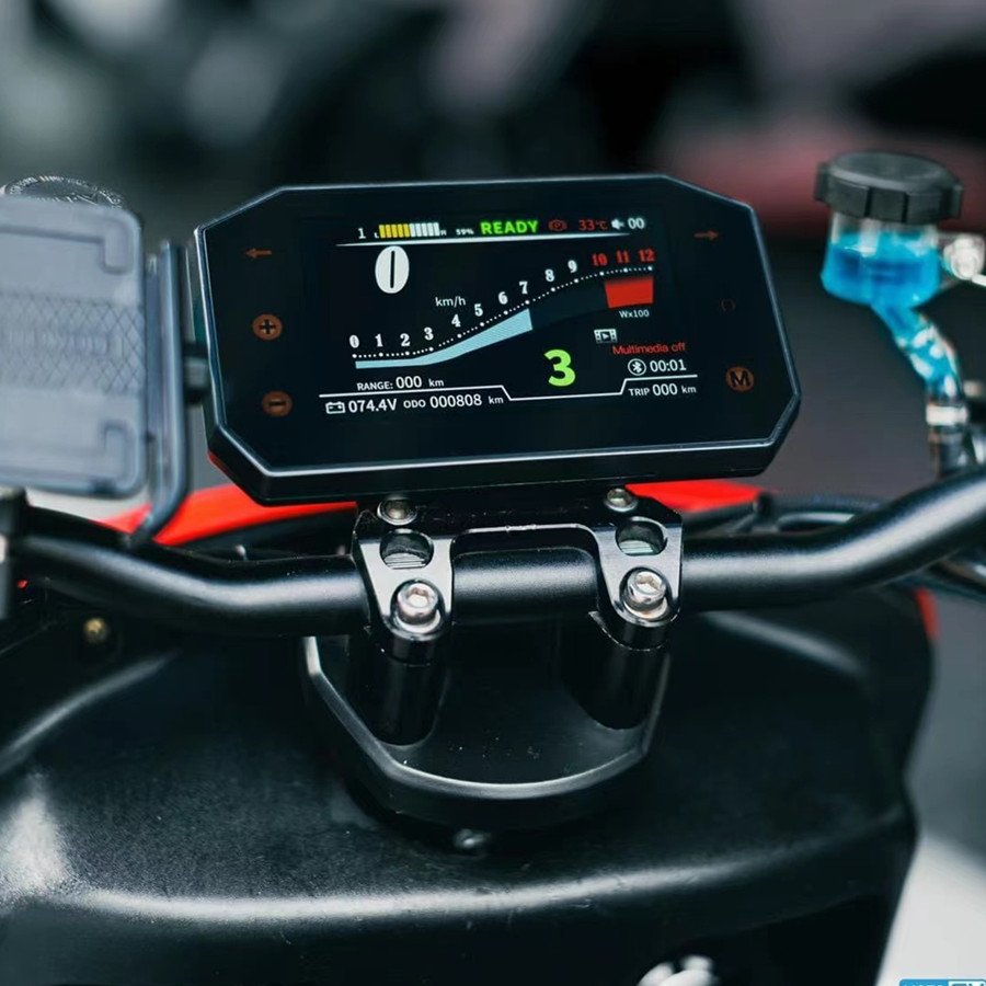 Electric Motorcycle Parts TFT Display for Ebike Upgrades Bike Custom Builds & Repairs