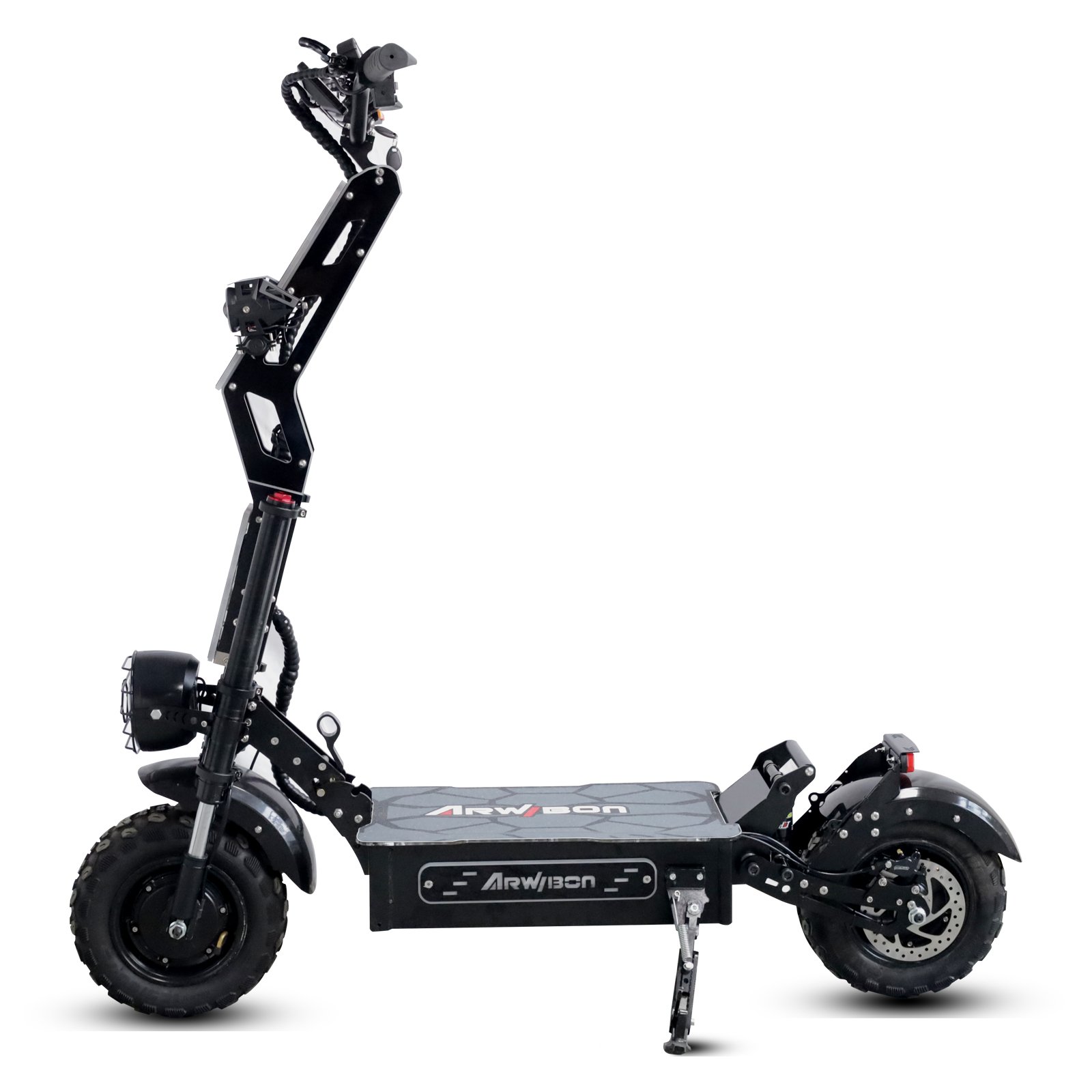 Arwibon 8000W big wheel 72V 30/40/50Ah electric scooter 13 inch off road electric scooter for adults