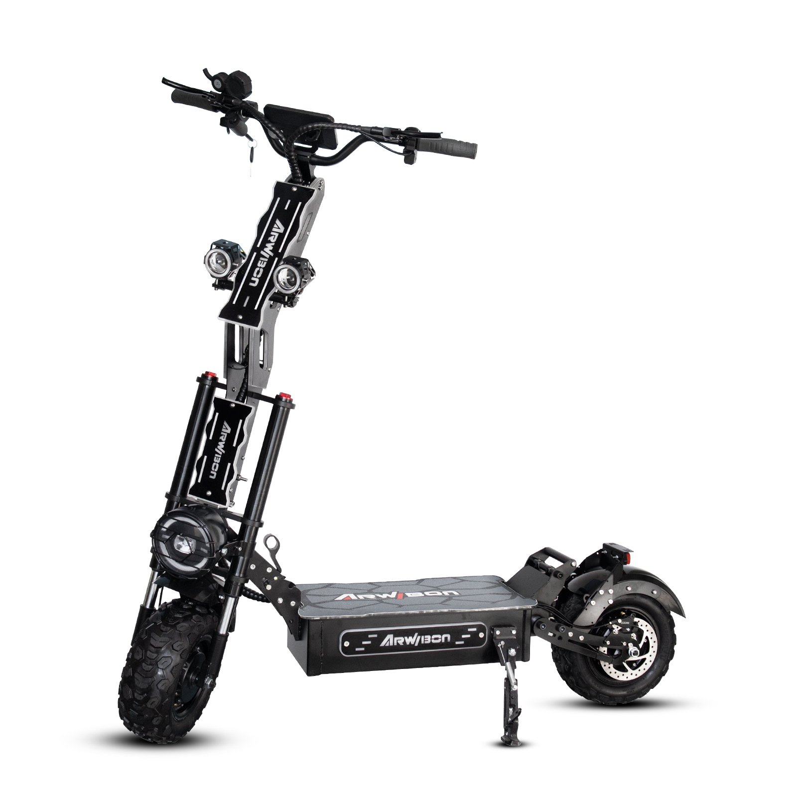 Arwibon 8000W big wheel 72V 30/40/50Ah electric scooter 13 inch off road electric scooter for adults
