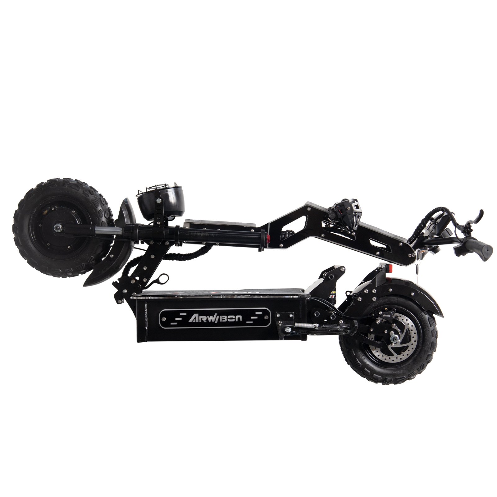 Arwibon 8000W big wheel 72V 30/40/50Ah electric scooter 13 inch off road electric scooter for adults