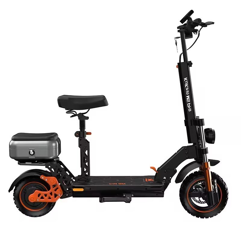 China Nice Quality Electric Scooter with Seat and Storage Box KUGOO Kukirin M5 PRO 80KM Range 52km/h Foldable E scooter Adult