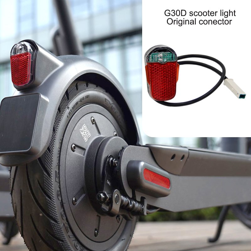 G30D scooter led tail light brake light original connector for max G30D scooter spare parts and accessories