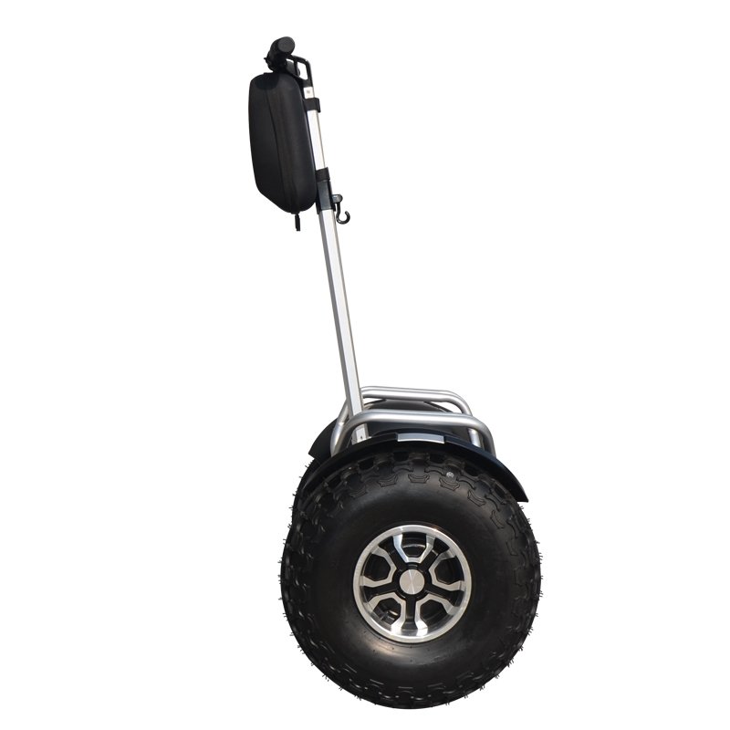 New fashion patrol use 19 inch fat tire two wheel electric chariot covered electric scooter with big wheels from angelol factory