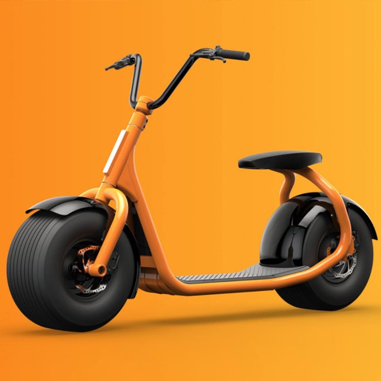 Amoto Removable lithium battery 48v 19.2ah fat tire scoter electric scooter citycoco Europe coc