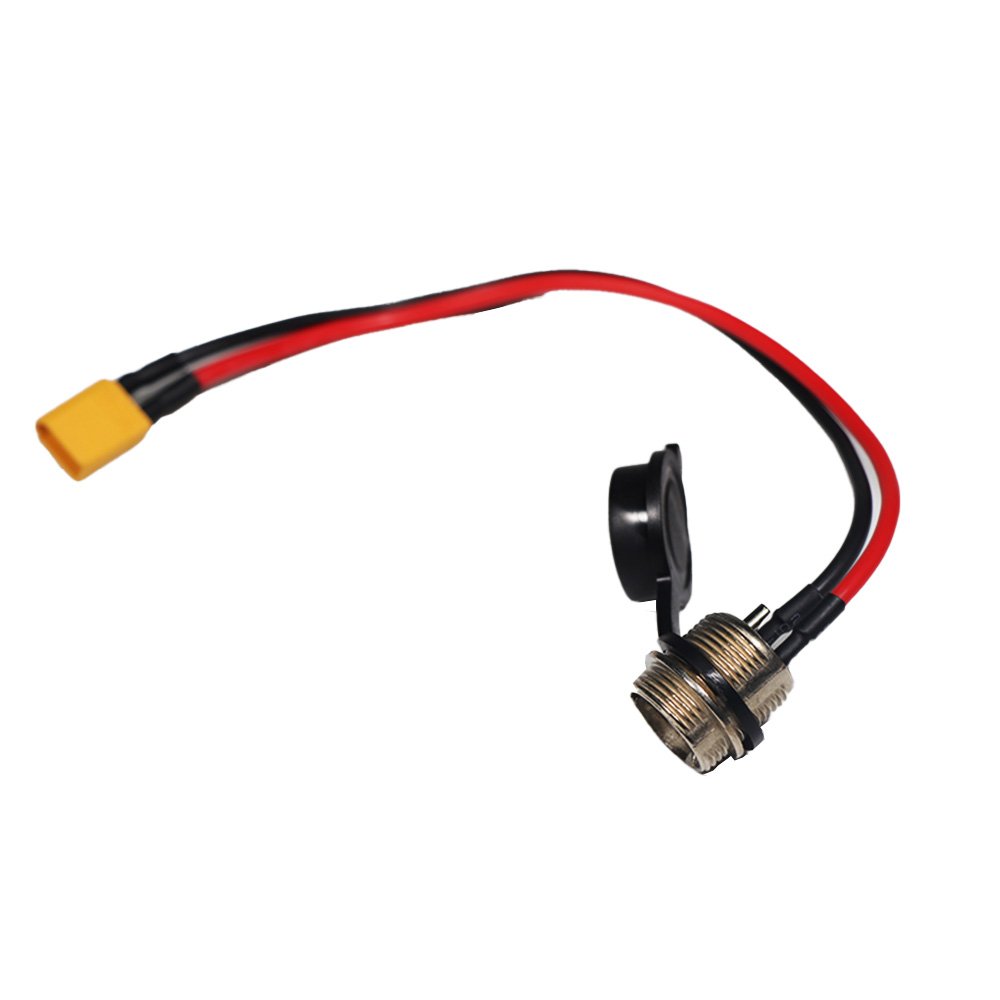 New Image Scooter Part Universal GX16 3 Pins Charging Port For ZERO 8 9 10 8X 10X 11X Electric Scooter Waterproof Charge Cable