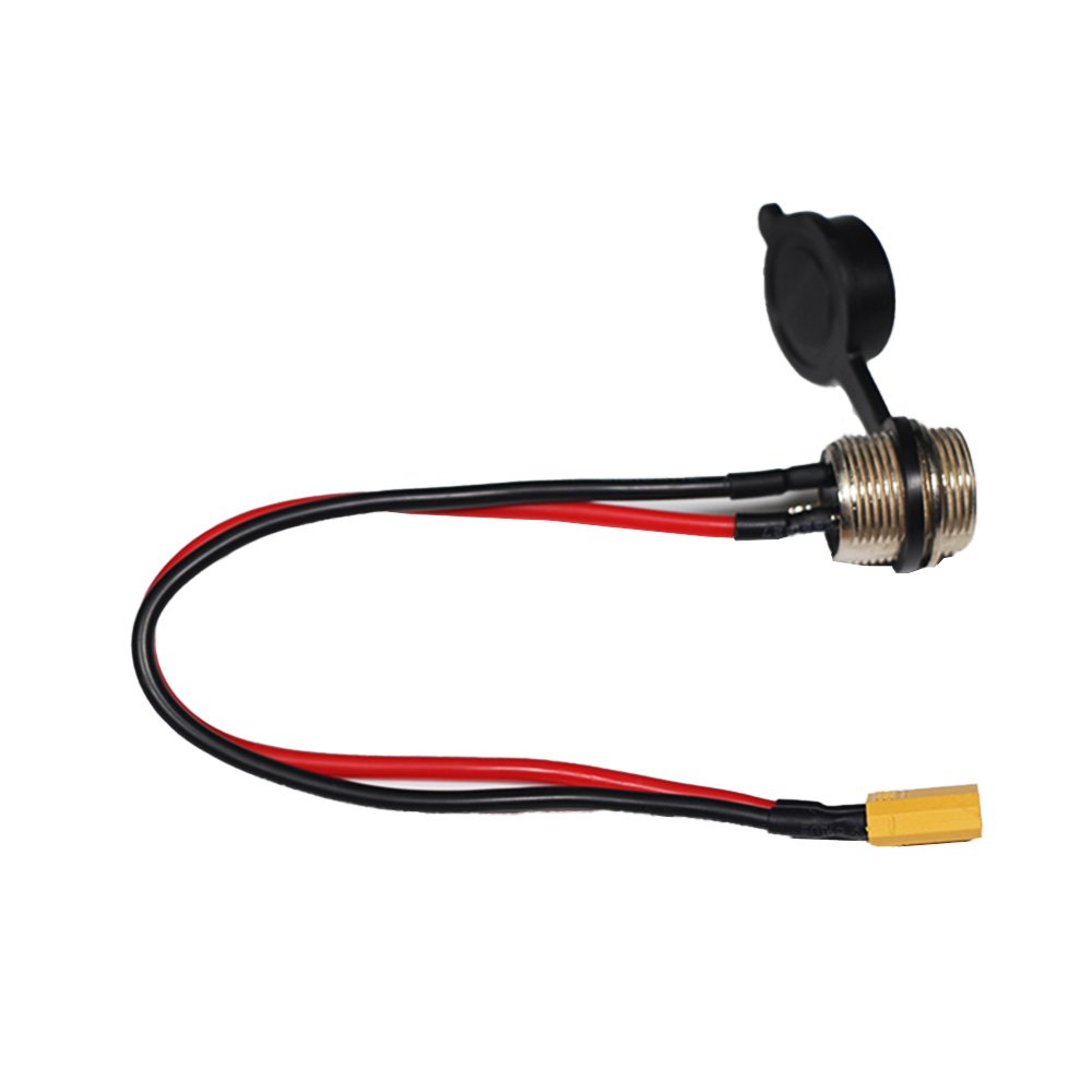 New Image Scooter Part Universal GX16 3 Pins Charging Port For ZERO 8 9 10 8X 10X 11X Electric Scooter Waterproof Charge Cable