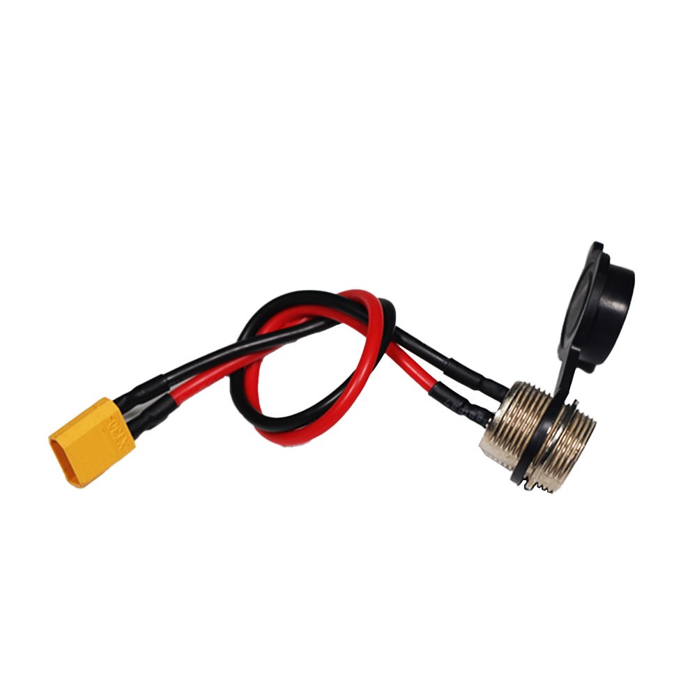New Image Scooter Part Universal GX16 3 Pins Charging Port For ZERO 8 9 10 8X 10X 11X Electric Scooter Waterproof Charge Cable