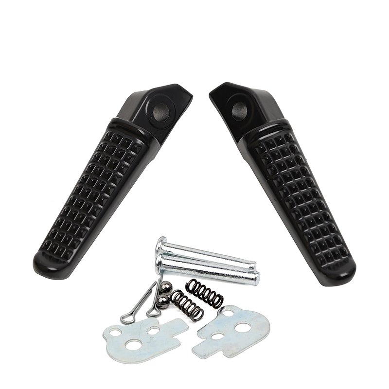 Motorcycle Aluminum Rear Footrests Passenger Comfort Footrests Black for Honda CBR600F CBR500 CBR500R MSX125