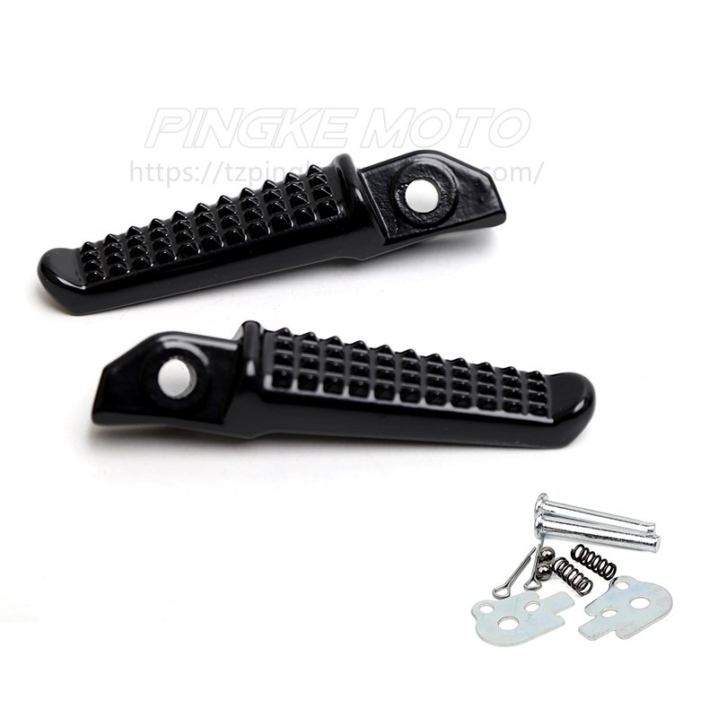 Motorcycle Aluminum Rear Footrests Passenger Comfort Footrests Black for Honda CBR600F CBR500 CBR500R MSX125