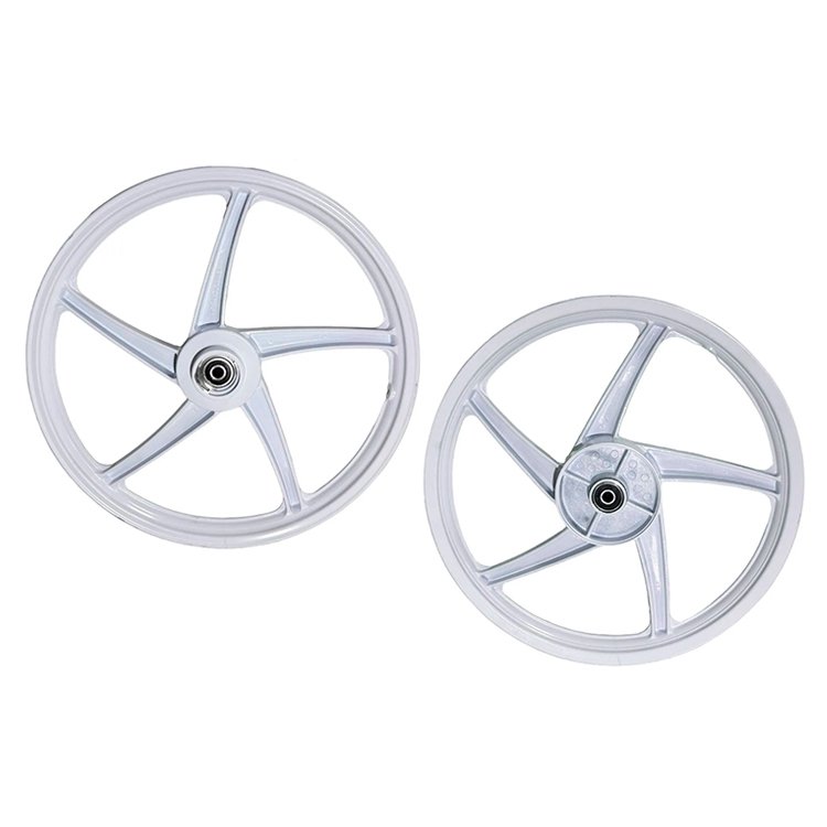 WAVE125R WAVE100S 2005-08 Motorcycle Front & Rear 17 inch 5 Spokes Aluminum Alloy Wheels Rims for Honda Motorbike Part Wholesale