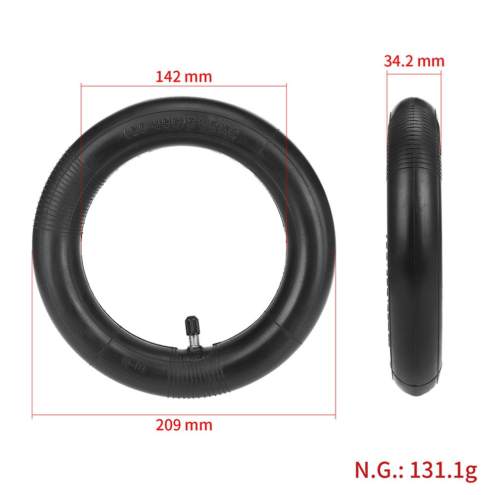 Mi Butyl Rubber Straight Nozzle Scooter Tybe 8.5 Xiaomi Part Scooter Electric Tube Tire 8.5X2 Innertube Scooter Accessories