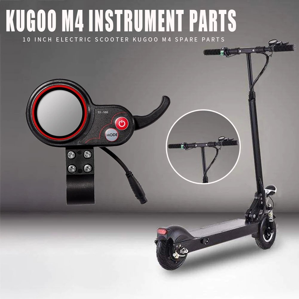 New Image Scooter Instrument TF-100 Display Scooter Skateboard Dashboard Portable For Kugoo M4 Electric Scooter Parts 5/6 pin