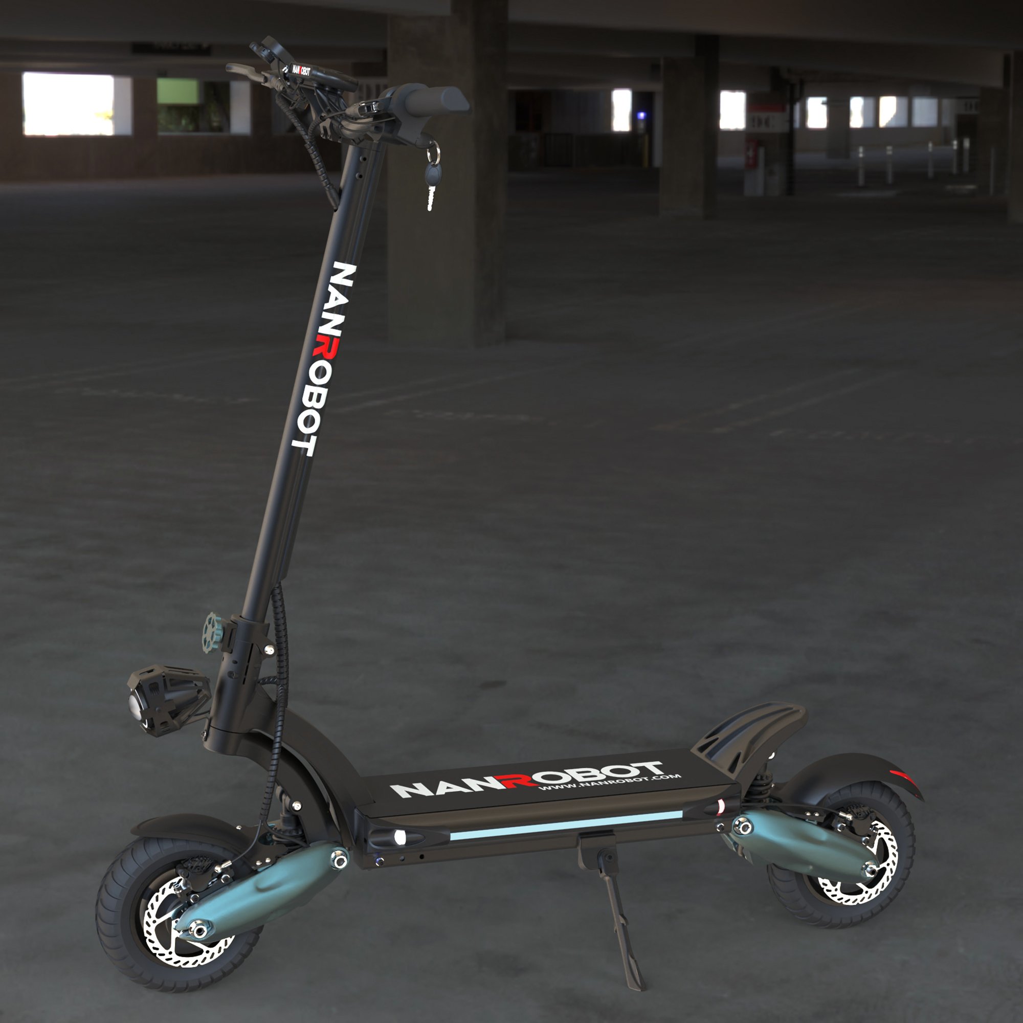 E scooter Nanrobot D6+ 50-60km dual-motor high-performance fast electric scooter