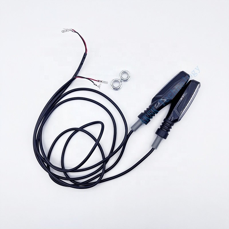 LED Running Water Turn Signal Motorcycle Modified Indicator Super Bright and Waterproof Light for Citycoco Electric Harley Parts