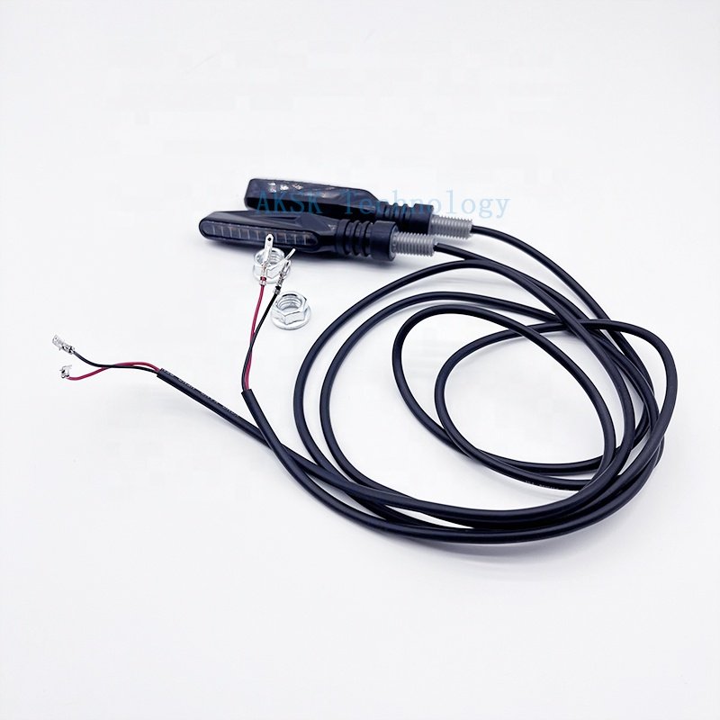 LED Running Water Turn Signal Motorcycle Modified Indicator Super Bright and Waterproof Light for Citycoco Electric Harley Parts