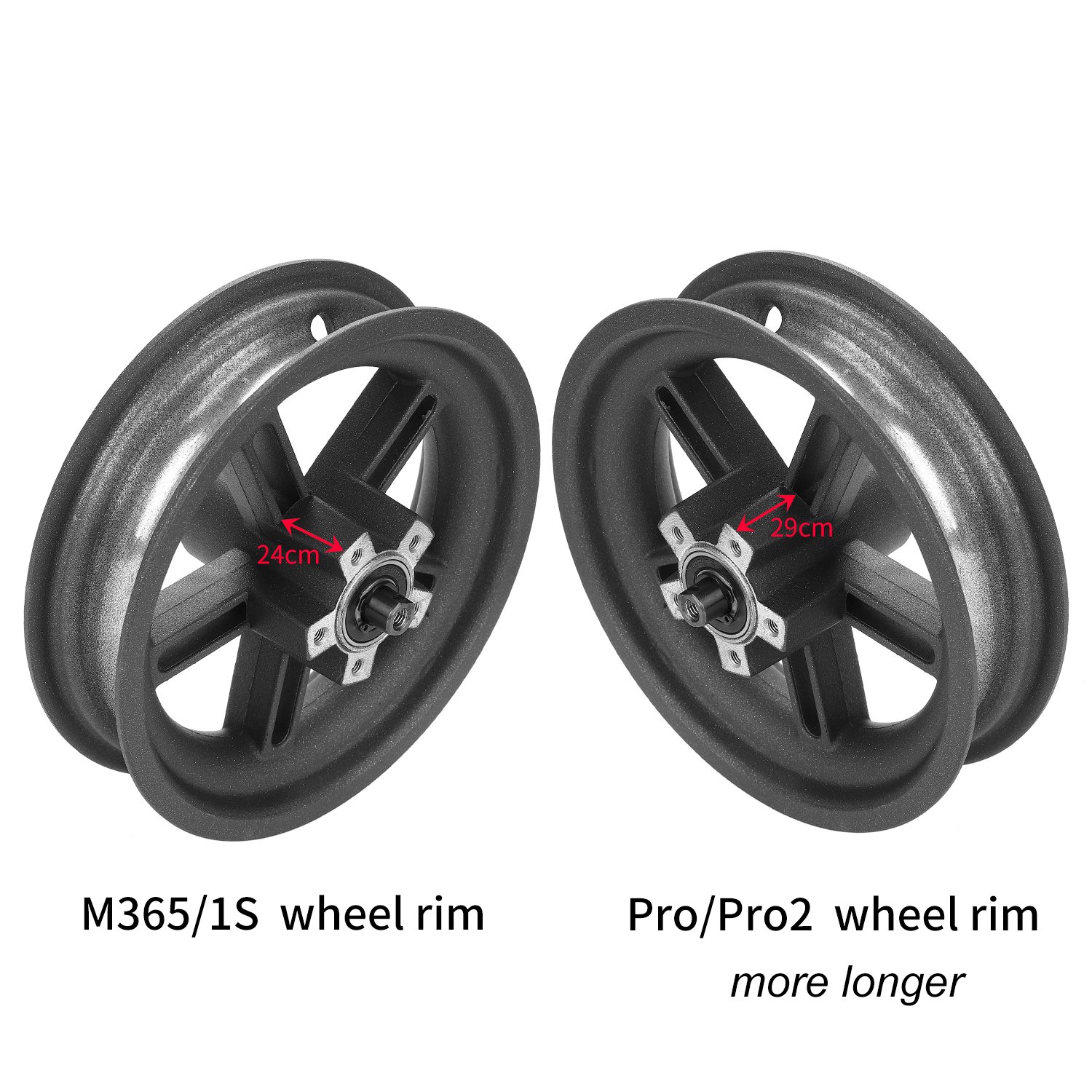 Electric Scooter wheel rim fit for Solid Tire 8.5inch Tire Replacement for Xiaomi M365/1S scooter Spare Parts and Accessories