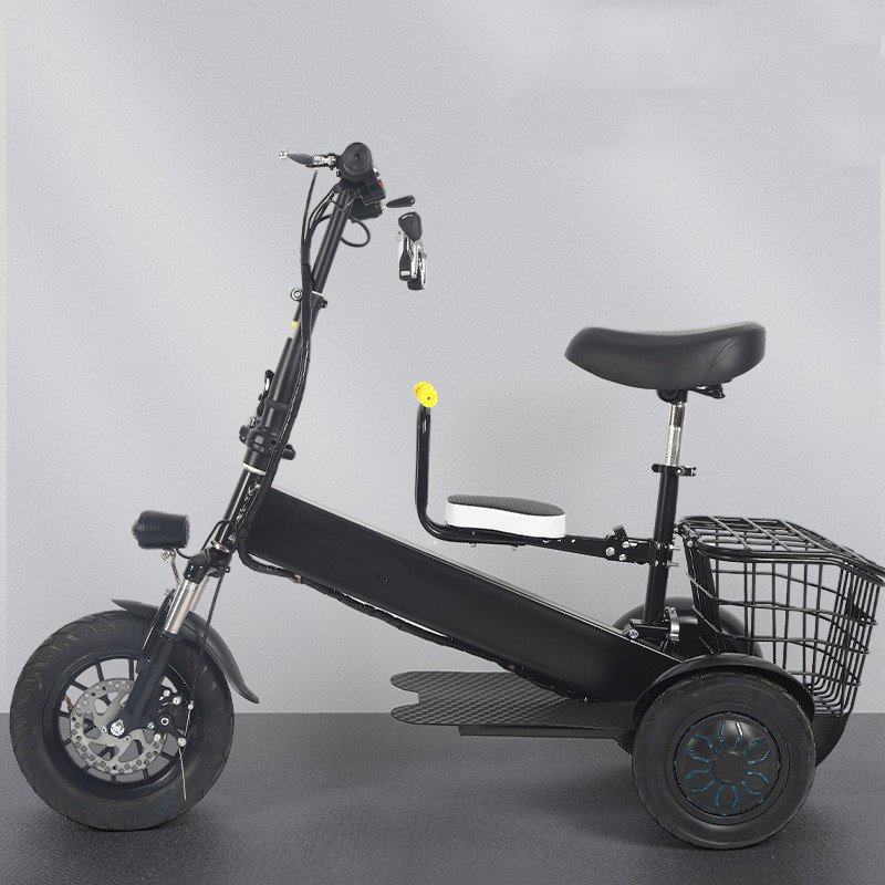 Factory OEM ODM Travel Transformer 3 Wheel Folding Electric Scooter Convenient Lightweight For Adults With Basket