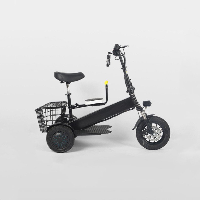 Factory OEM ODM Travel Transformer 3 Wheel Folding Electric Scooter Convenient Lightweight For Adults With Basket
