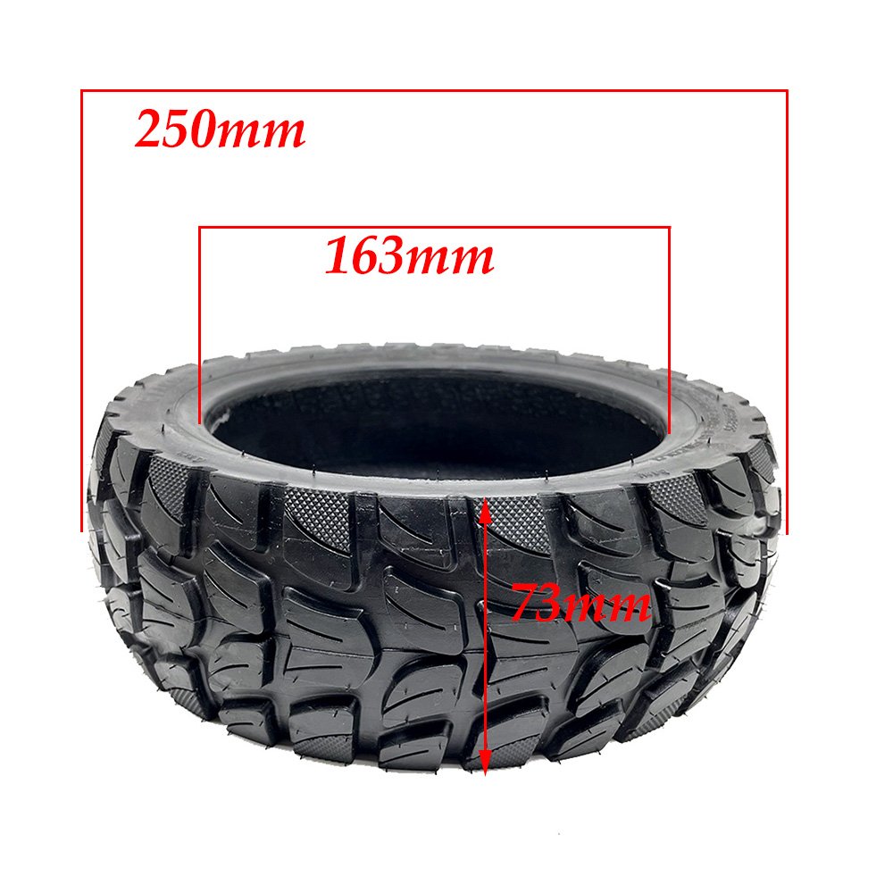 10x2.75-6.5 Tubeless Tire 10x2.70-6.5 Off-Road Tyre for 10 Inch Electric Scooter Front and Rear Wheel Parts